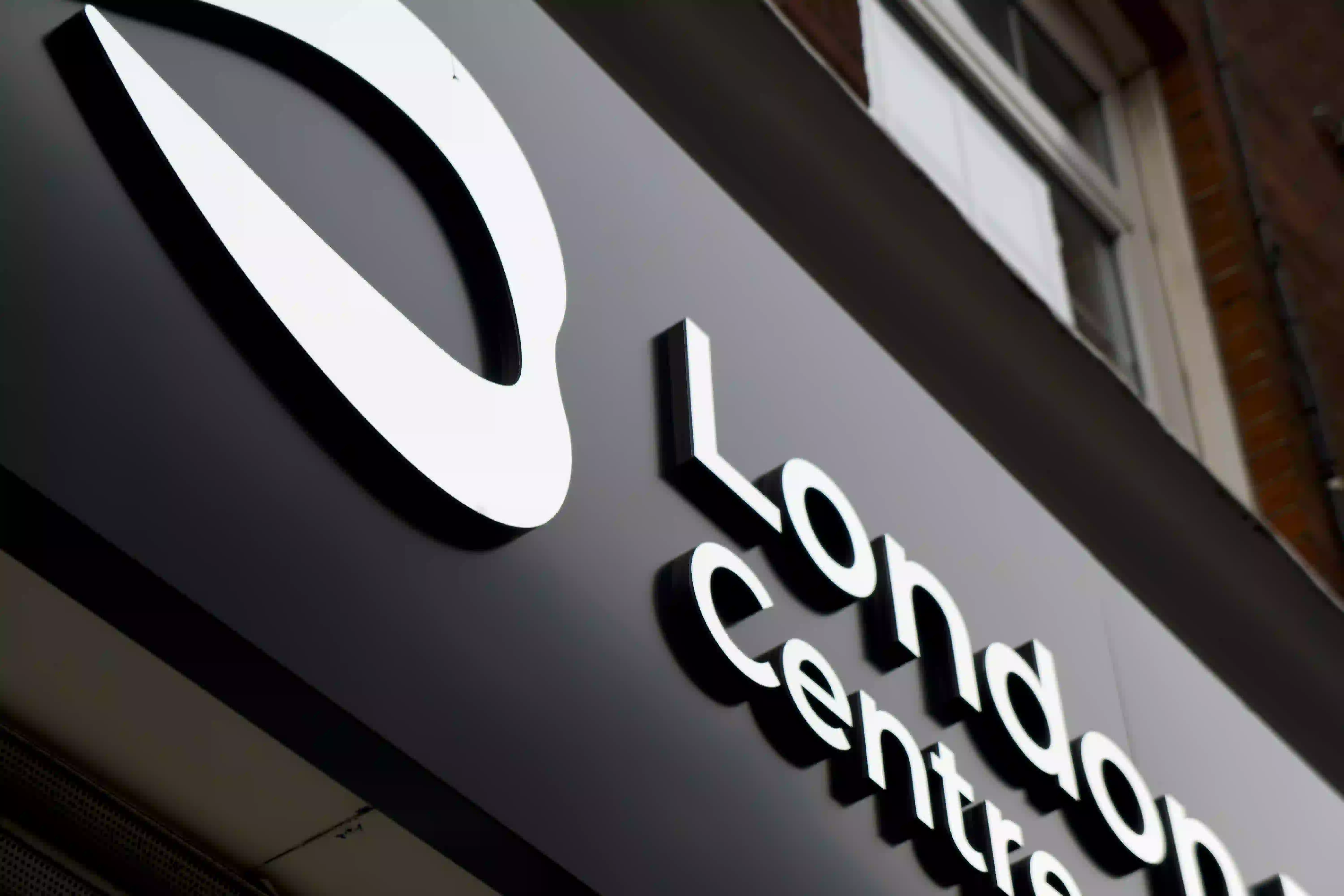 London Dental Centre storefront on Lever Street, Islington